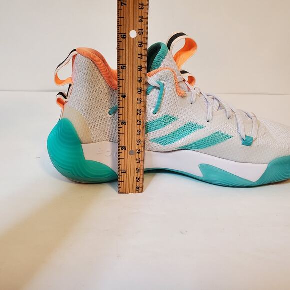 Adidas Mens Harden Stepback 3 GW4215 White Basketball Shoes Sneakers SZ 9 main image 11